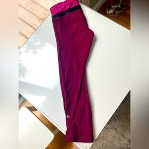 Lululemon pace rival crop - size 4